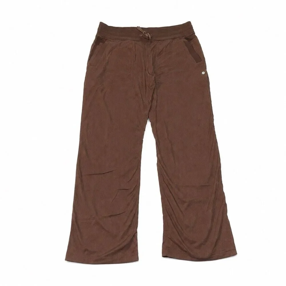 Lululemon Dance Studio Mid-Rise Pants Women 14 Walnut Crunch Brown 31”